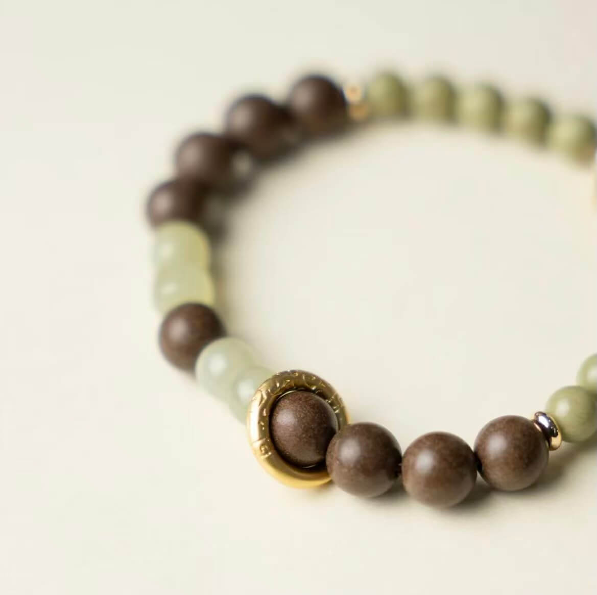 Green ripples-TCM crystal jewelry & handmade herbal bracelets