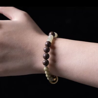 Green ripples-TCM crystal jewelry & handmade herbal bracelets