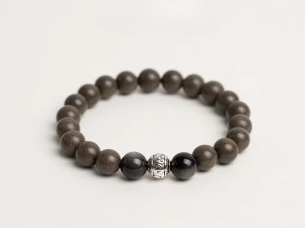 Mystic frost-1 Mystic frost-Handmade Herbal & Crystal Aroma Bead Bracelet