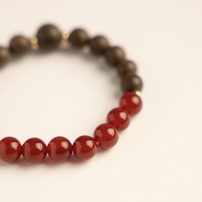 Red Flame-TCM crystal jewelry & handmade herbal bracelets