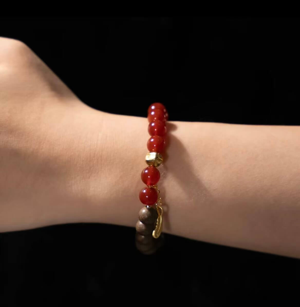 Red Flame-TCM crystal jewelry & handmade herbal bracelets