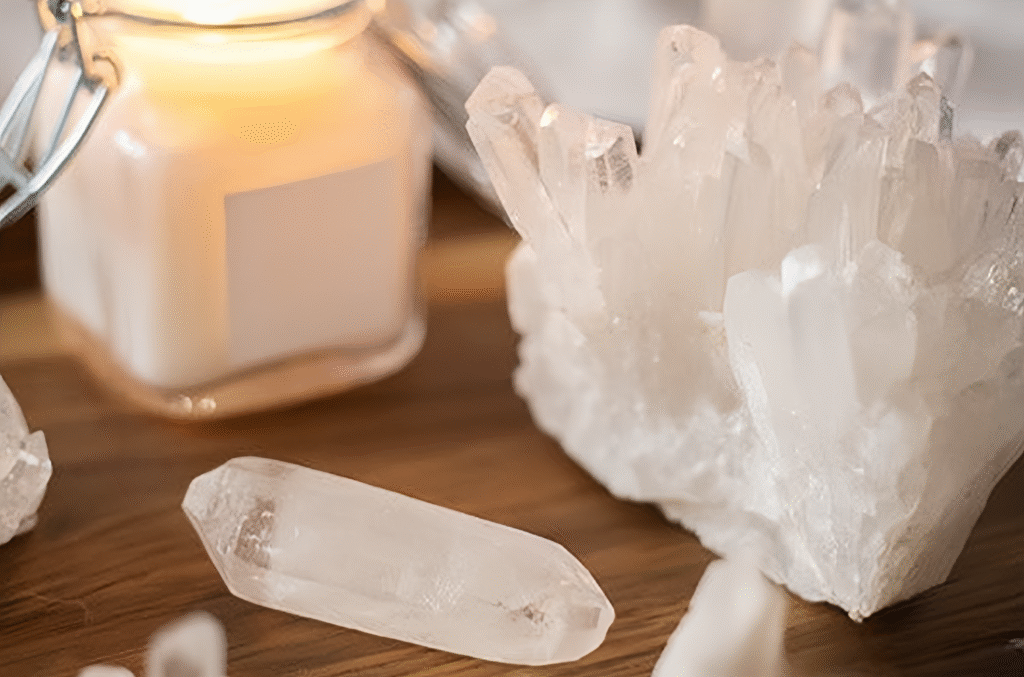 Crystal cluster image