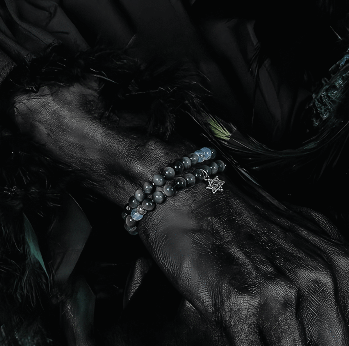 Hexagram· Exploring Magic3 Hexagram· Exploring Magic-Men's Energy Healing Bracelet